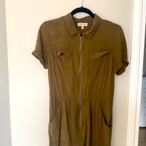 Army green jumpsuit